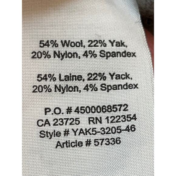 Community Women's Size Small Gray Wool/Yak Blend Long Sleeve Turtleneck Sweater - Picture 3 of 7